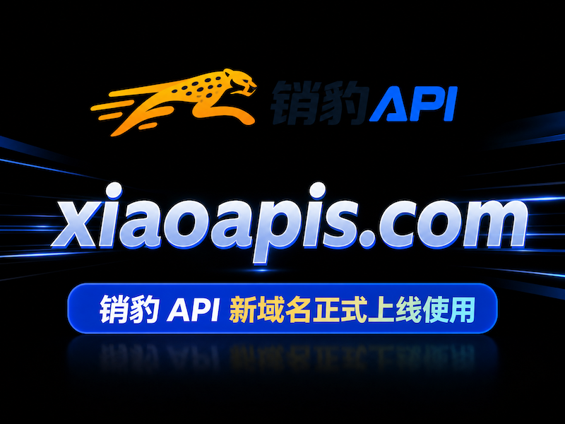 xiaoapis.com 销豹 API 新域名正式上线使用
